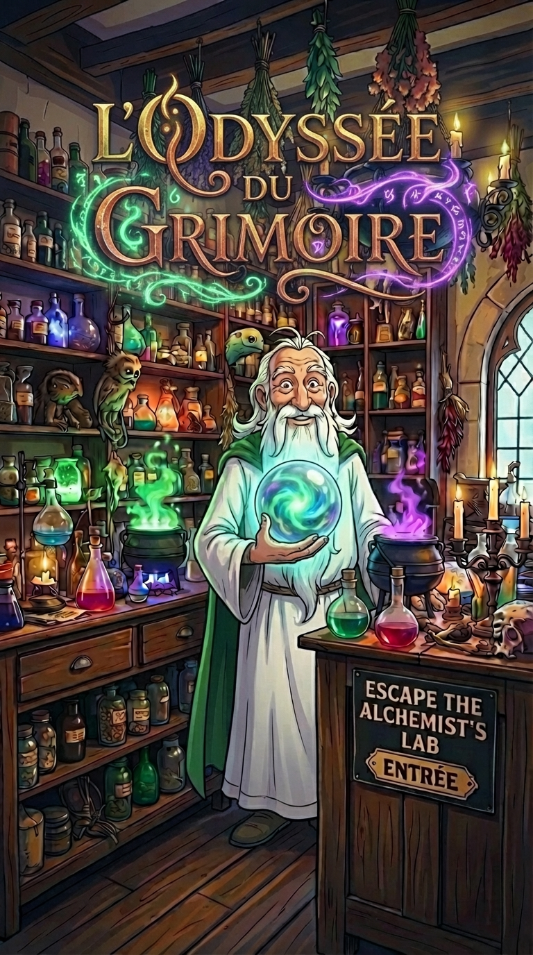 L'Odyssée du Grimoire - équations en 4ème et 3ème