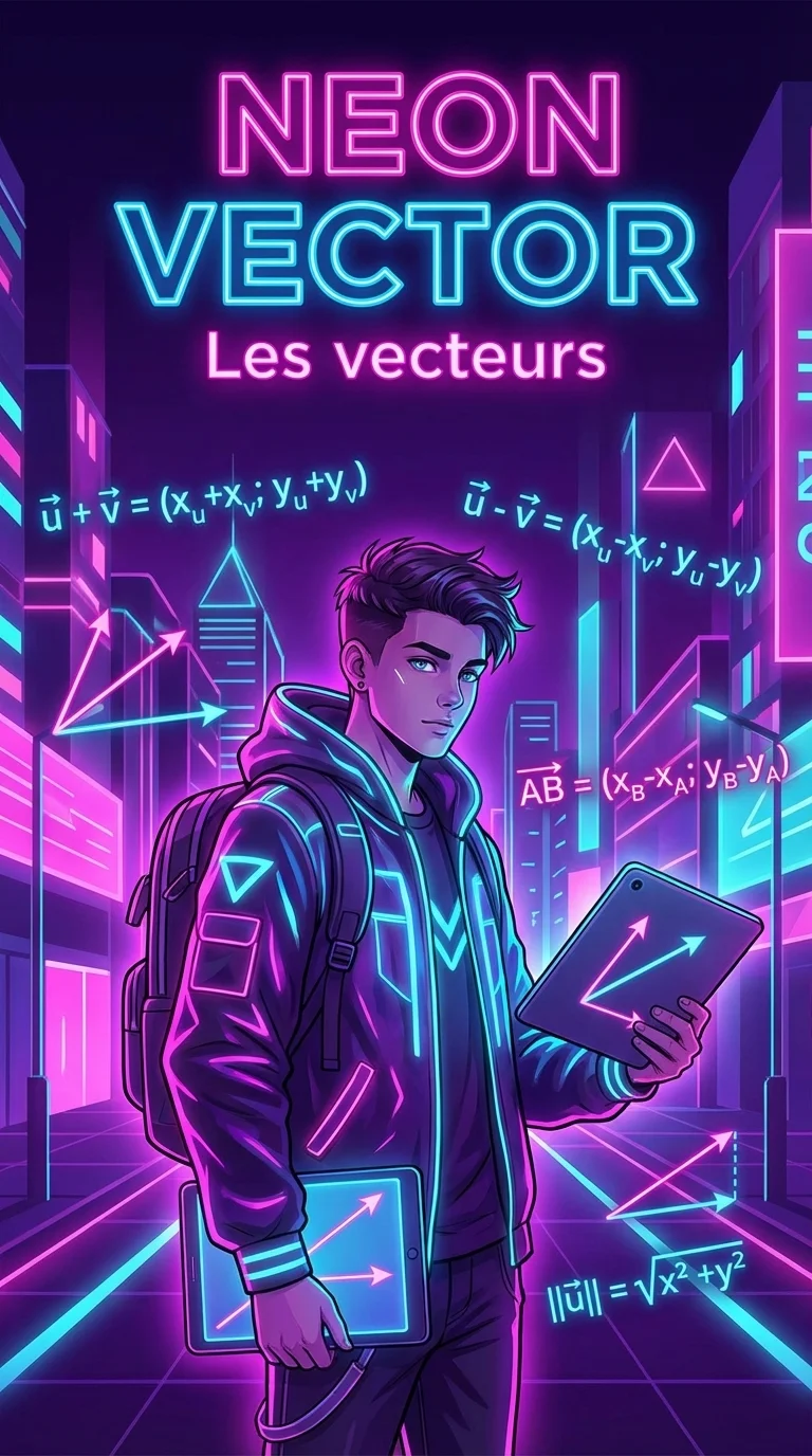 Neon Vector The Grid - Vecteurs coordonnées 2de