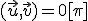 (\vec{u},\vec{v})=0[\pi]