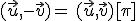 (\vec{u},-\vec{v})=\,(\vec{u},\vec{v})[\pi]