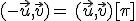 (-\vec{u},\vec{v})=\,(\vec{u},\vec{v})[\pi]