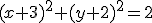 (x+3)^2+(y+2)^2=2