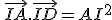 \vec<wpml_curved wpml_value='IA'></wpml_curved>.\vec<wpml_curved wpml_value='ID'></wpml_curved>=AI^2