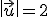 \|\vec{u}\|=2