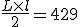 \frac{L\times   l}{2}=429