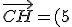 \vec{CH} = (5;0)