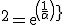\alpha ^2=exp(\frac{1}{\alpha ^2})