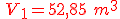 {\color{DarkRed}\,V_1=52,85\,\,m^3}