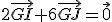 2\vec{GI}+6\vec{GJ}=\vec{0}