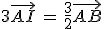 3\vec{AI}\,=\,\frac{3}{2}\vec{AB}