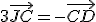 3\vec{JC}=-\vec{CD}