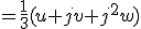 G =\frac{1}{3}(u+jv+j^2w)