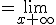 \lim_{x+\infty} f(x) = \lim_{x \rightarrow +\infty} [\sqrt{x^2+x+1}-x] =\lim_{x+\infty} \frac{x^2+x+1-x^2}{\sqrt{x^2+x+1}+x}