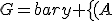 G=bary \{(A;5),(B;1),(C;3)  \}