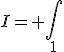 I= \int_{1}\;^{2}\frac{1+x^2}{1+x}dx