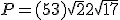 P = (5+3)\sqrt{2} + 2\sqrt{17}
