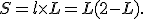 S=l\times   L=L(2-L).