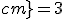 IF = ID = \frac{1}{2}DE = \frac{1}{2}\times 6\text{ cm}=3\text{ cm}.