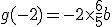 g(-2)=-2\times   \frac{6}{5}+b