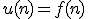 u(n)=f(n)