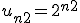 u_{n+2} = 2^{n+2}