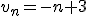 v_n=-n+3