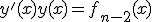 y'(x) + y(x) = f_{n-2}(x)