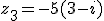 z_3=-5(3-i)