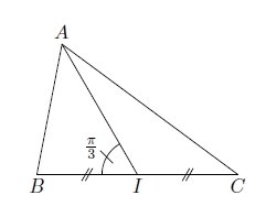 Scalar product in a triangle
