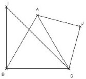 Equilateral triangle and angle measurement