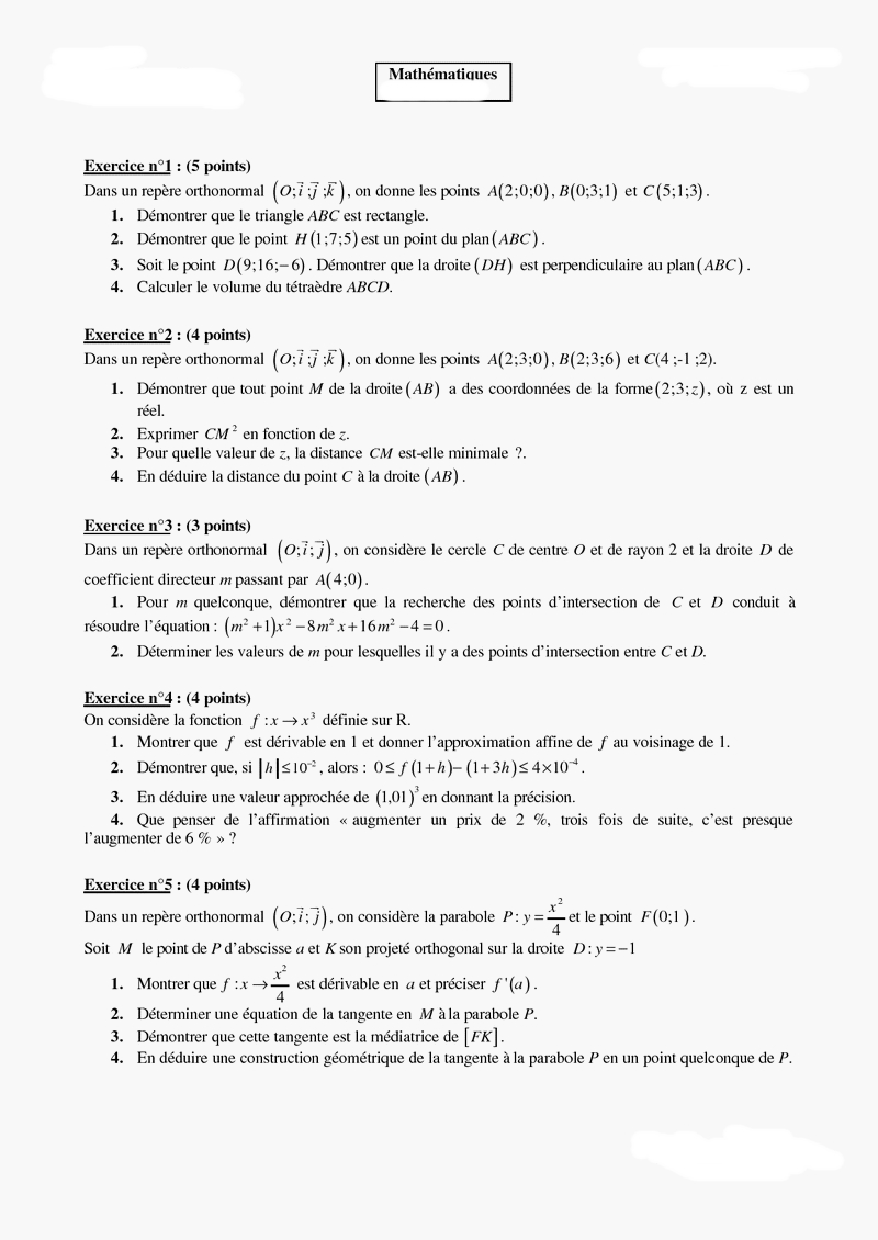 Contr les De Maths En 1 re Et Devoirs Surveill s T l charger 