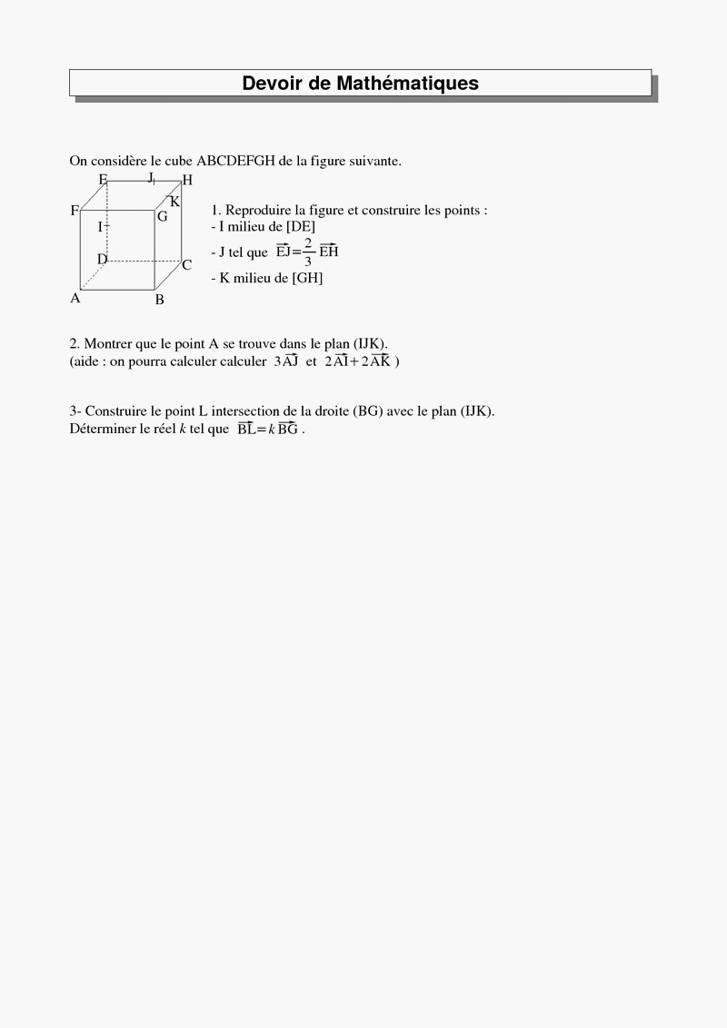 Contr les De Maths En 1 re Et Devoirs Surveill s T l charger 