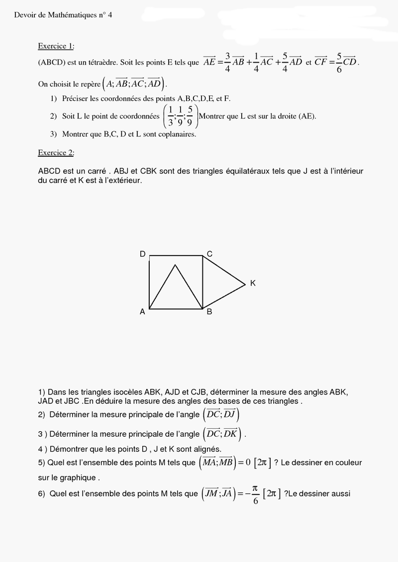 Contr les De Maths En 1 re Et Devoirs Surveill s T l charger 