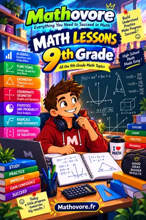 Algebra 1 Math Lessons – Mathovore PDF book cover