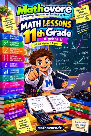 Algebra 2 Math Lessons – Mathovore PDF book cover