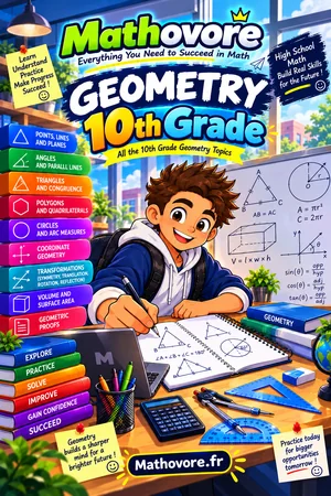 Geometry Math Lessons – Mathovore PDF book cover