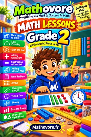 Grade 2 Math Lessons – Mathovore PDF book cover