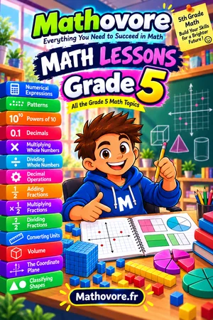 Grade 5 Math Lessons – Mathovore PDF book cover