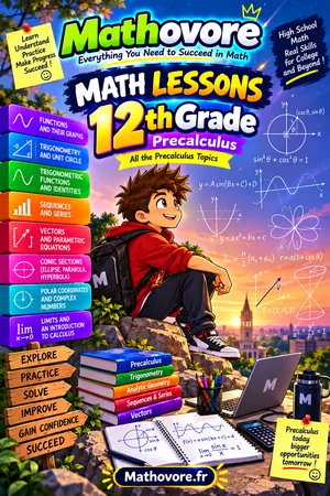 Precalculus Math Lessons – Mathovore PDF book cover