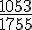 \frac{1053}{1755}