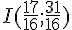 I(\frac{17}{16};\frac{31}{16})