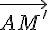 \vec{AM'}