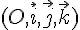 (O,\vec{i},\vec{j},\vec{k})