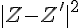 |Z-Z'|^2