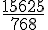 \frac{15625}{768}