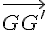 \vec{GG'}