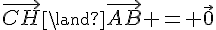 \vec{CH}\land\vec{AB} = \vec{0}
