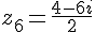 z_6=\frac{4-6i}{2}