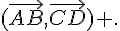 (\vec{AB},\vec{CD}) .