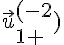 \vec{u} (-2\1 )